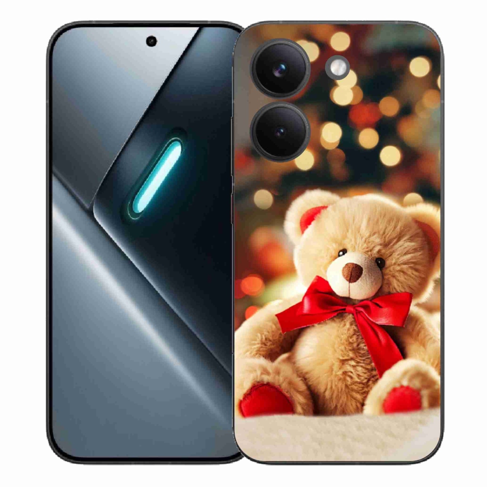 Gélový kryt mmCase na Xiaomi Poco X8 Pro - plyšový medvedík