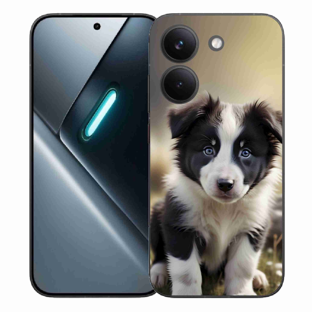 Gélový kryt mmCase na Xiaomi Poco X8 Pro - roztomilá border kólia