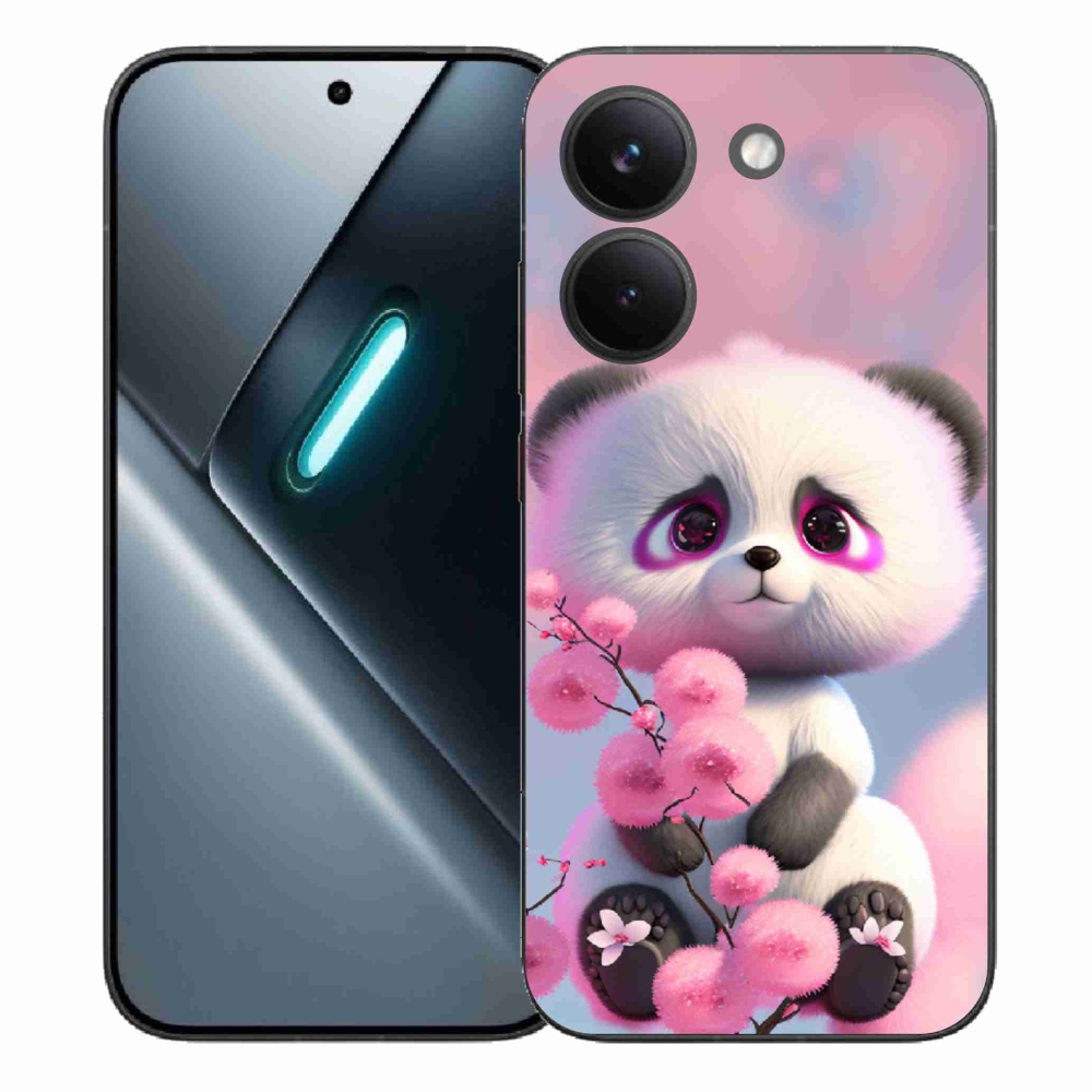 Gélový kryt mmCase na Xiaomi Poco X8 Pro - roztomilá panda 1