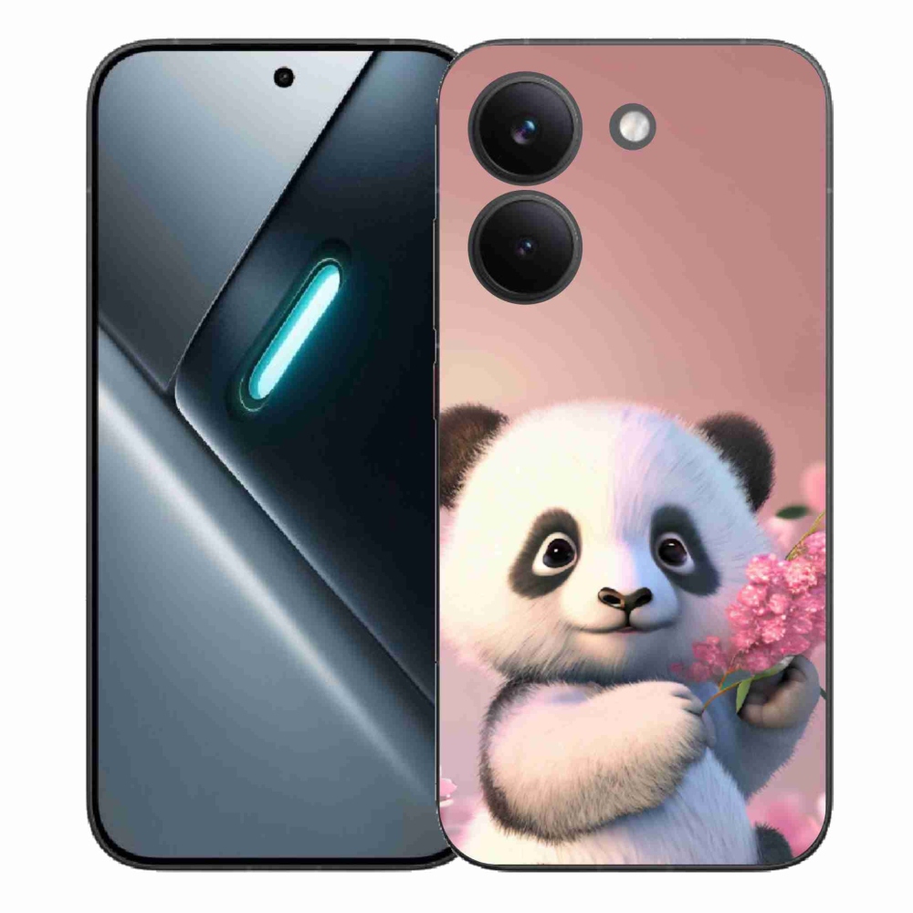 Gélový kryt mmCase na Xiaomi Poco X8 Pro - roztomilá panda