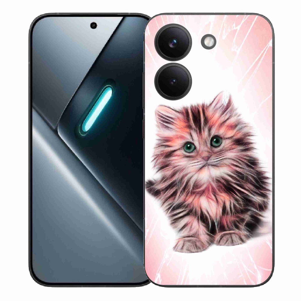 Gélový kryt mmCase na Xiaomi Poco X8 Pro - roztomilé mačiatko