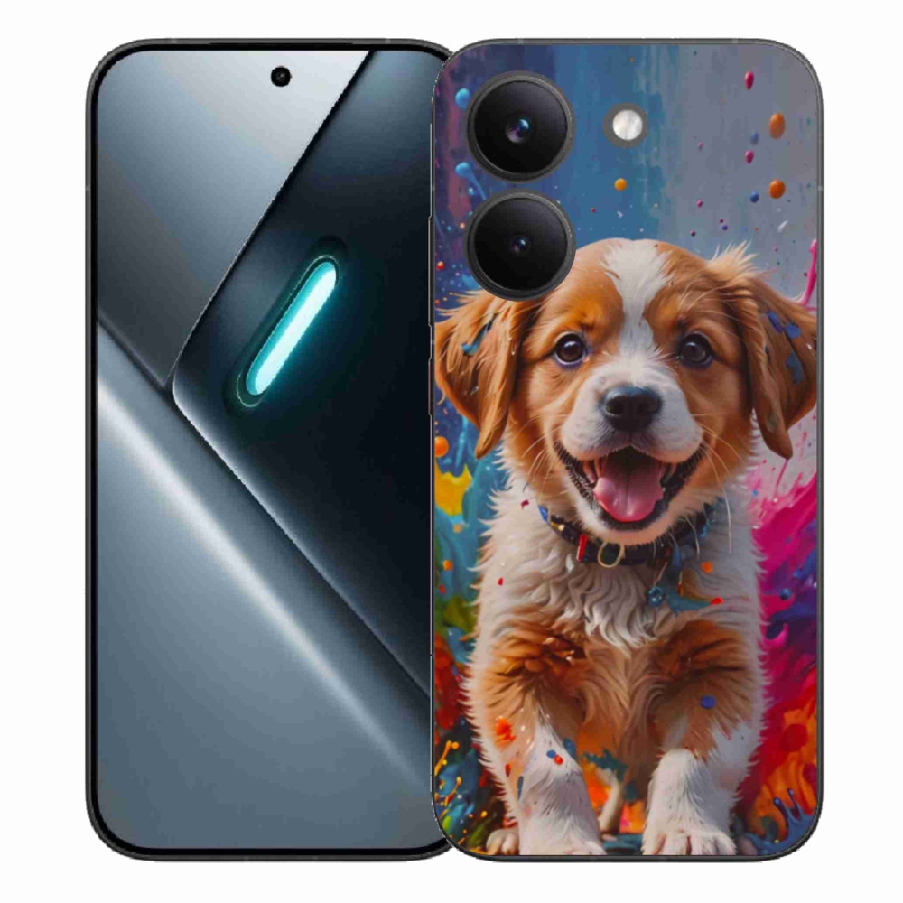 Gélový kryt mmCase na Xiaomi Poco X8 Pro - roztomilé šteňa 3