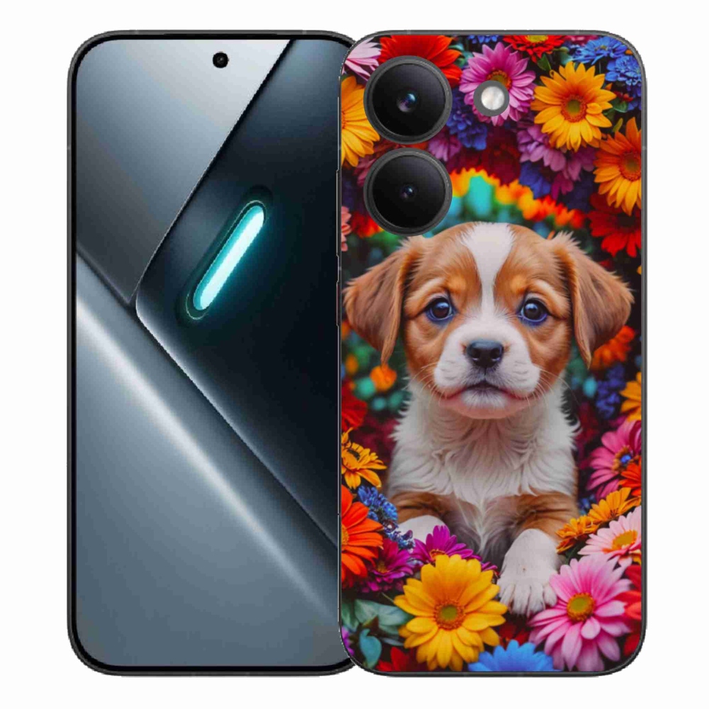 Gélový kryt mmCase na Xiaomi Poco X8 Pro - roztomilé šteňa