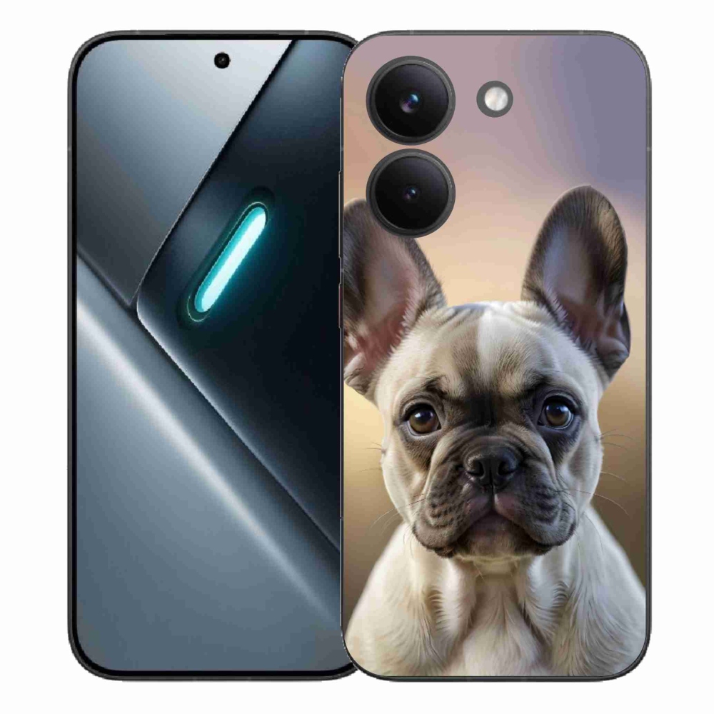 Gélový kryt mmCase na Xiaomi Poco X8 Pro - roztomilý francúzsky buldoček