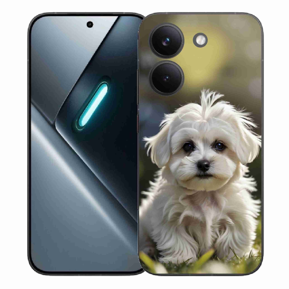 Gélový kryt mmCase na Xiaomi Poco X8 Pro - roztomilý maltézsky psík