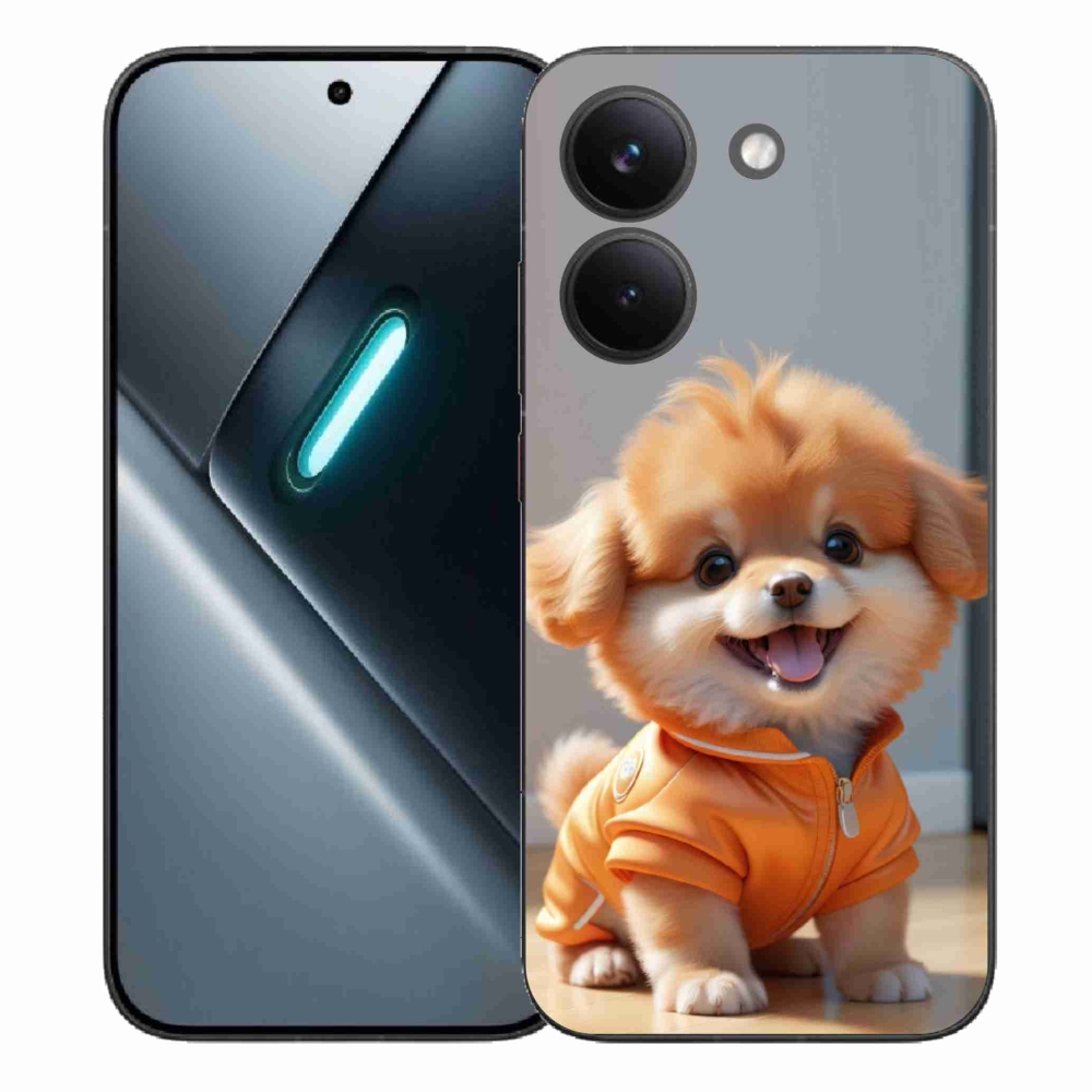 Gélový kryt mmCase na Xiaomi Poco X8 Pro - roztomilý pomeranian v mikine