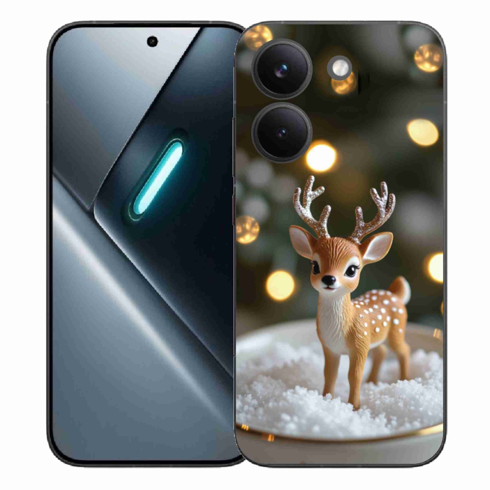 Gélový kryt mmCase na Xiaomi Poco X8 Pro - roztomilý vianočný jeleň
