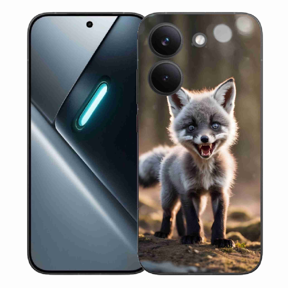 Gélový kryt mmCase na Xiaomi Poco X8 Pro - rozzúrená líška