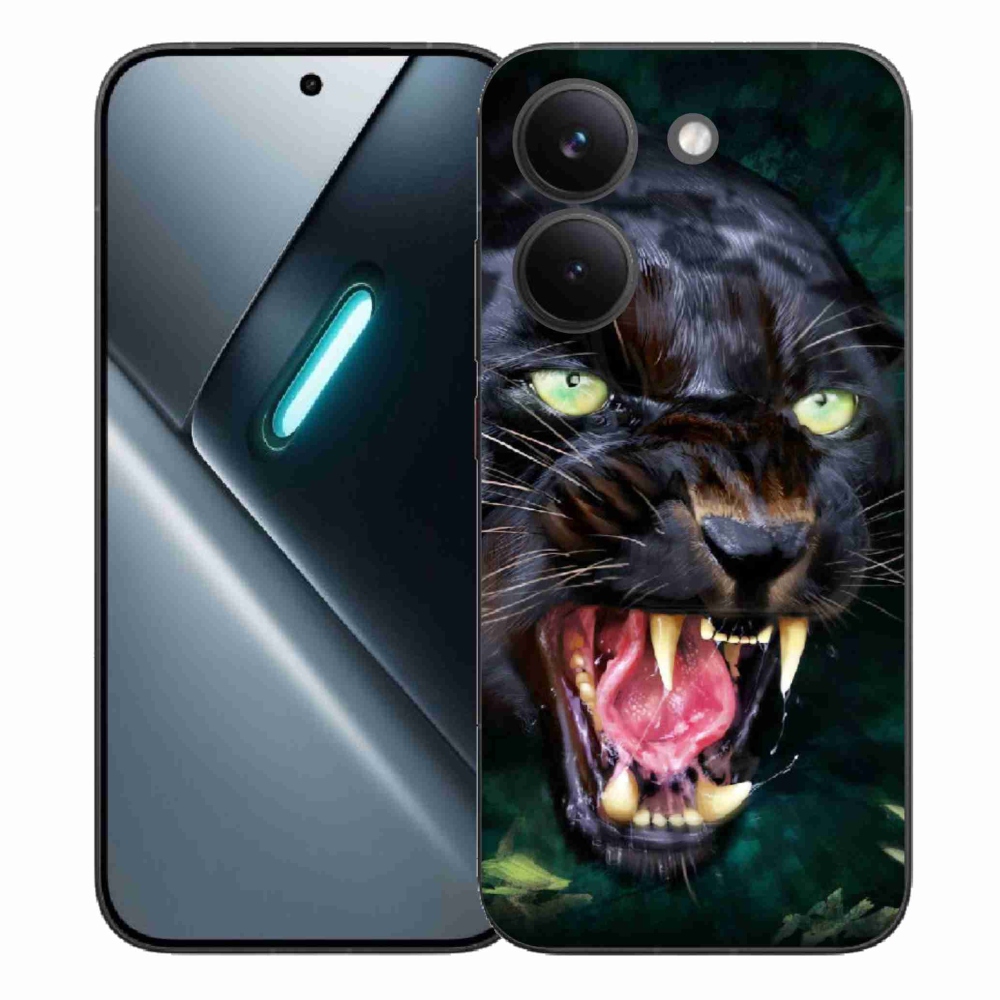 Gélový kryt mmCase na Xiaomi Poco X8 Pro - rozzúrený čierny panter
