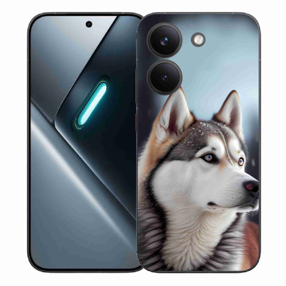 Gélový kryt mmCase na Xiaomi Poco X8 Pro - sibírsky husky
