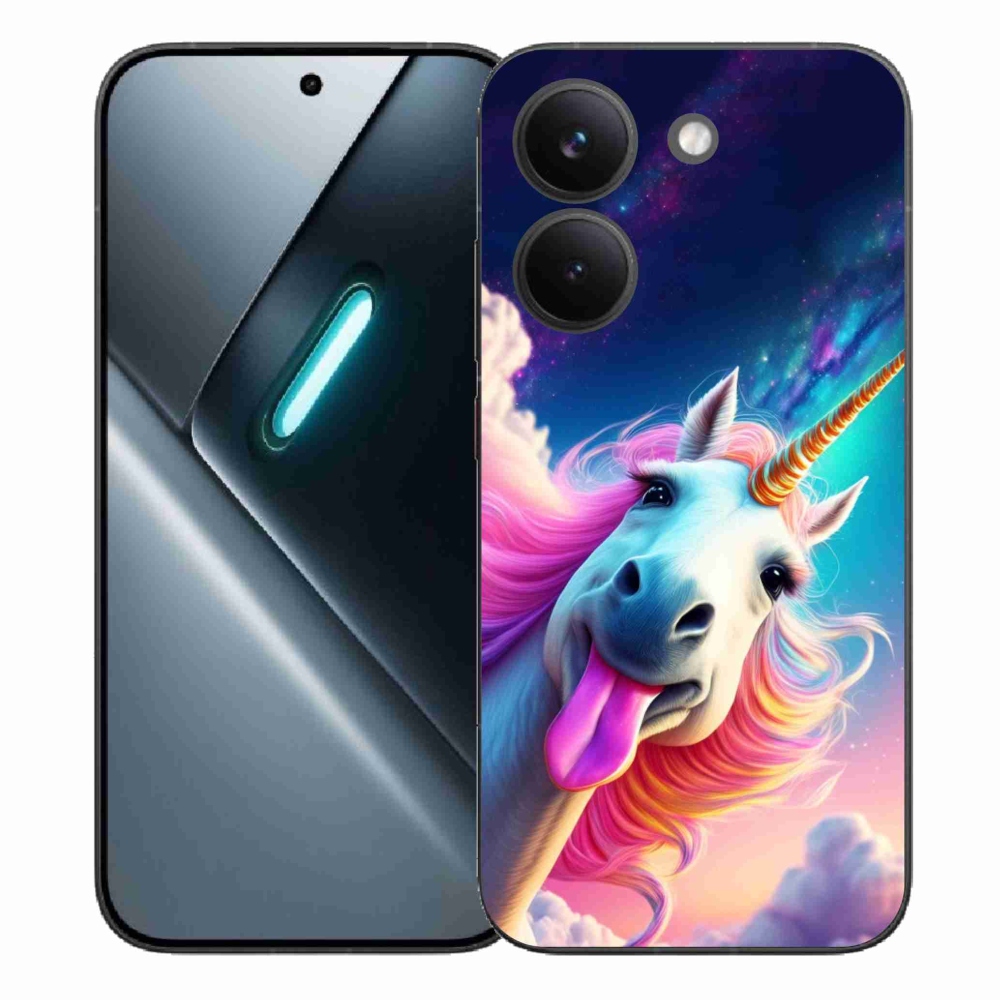 Gélový kryt mmCase na Xiaomi Poco X8 Pro - šialený jednorožec