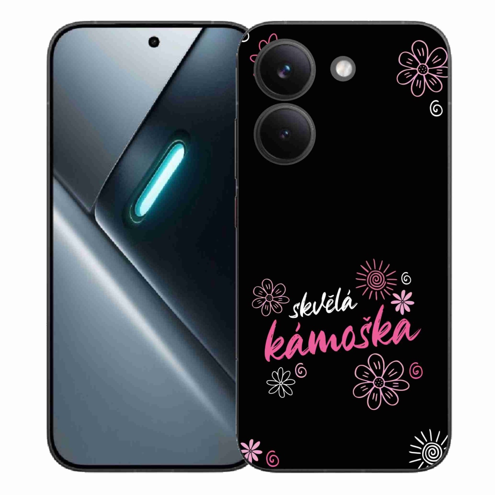 Gélový kryt mmCase na Xiaomi Poco X8 Pro - skvelá kamoška čierne pozadie