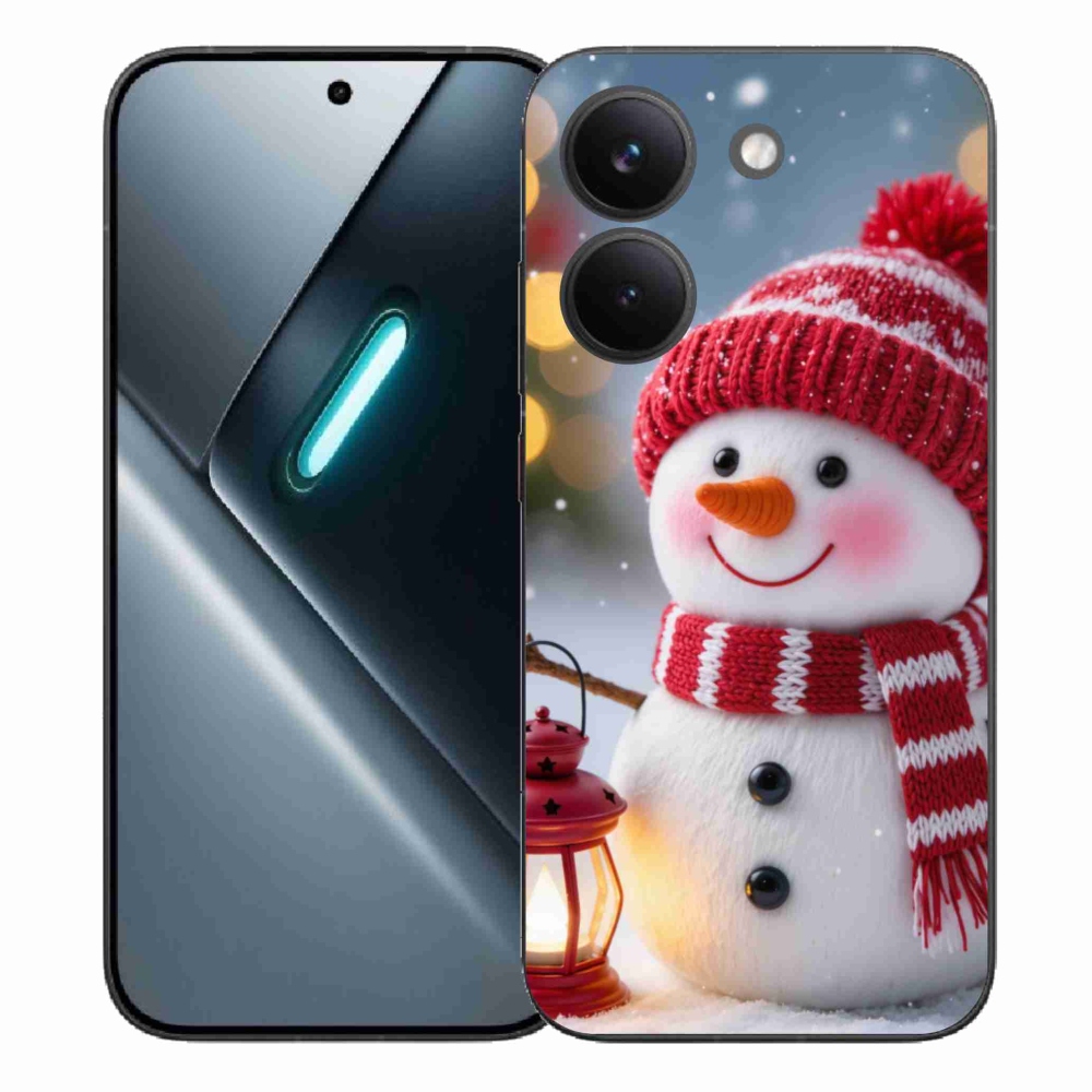 Gélový kryt mmCase na Xiaomi Poco X8 Pro - snehuliak 2