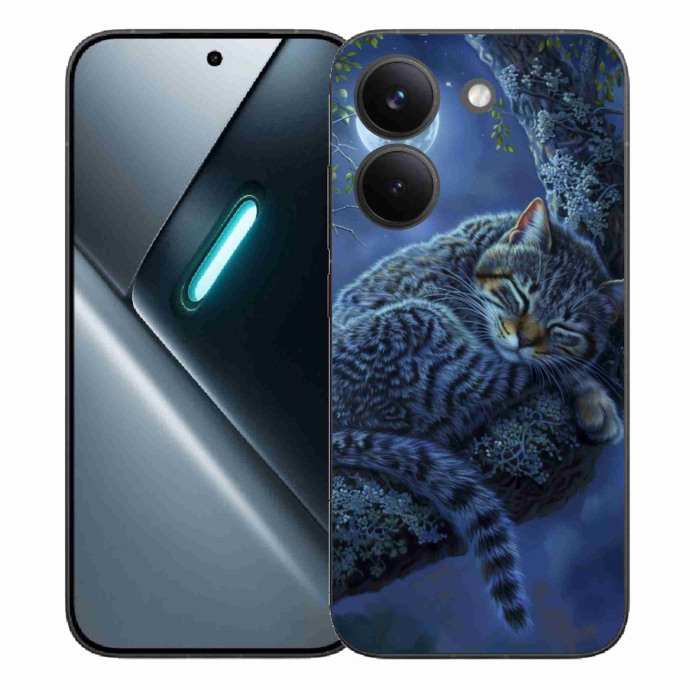 Gélový kryt mmCase na Xiaomi Poco X8 Pro - spiaca mačka