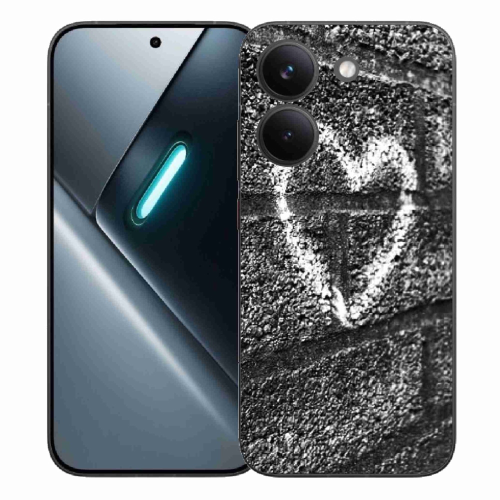 Gélový kryt mmCase na Xiaomi Poco X8 Pro - srdce na stene