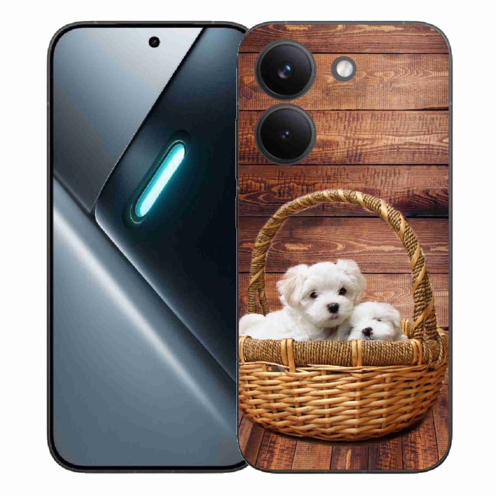 Gélový kryt mmCase na Xiaomi Poco X8 Pro - šteniatka