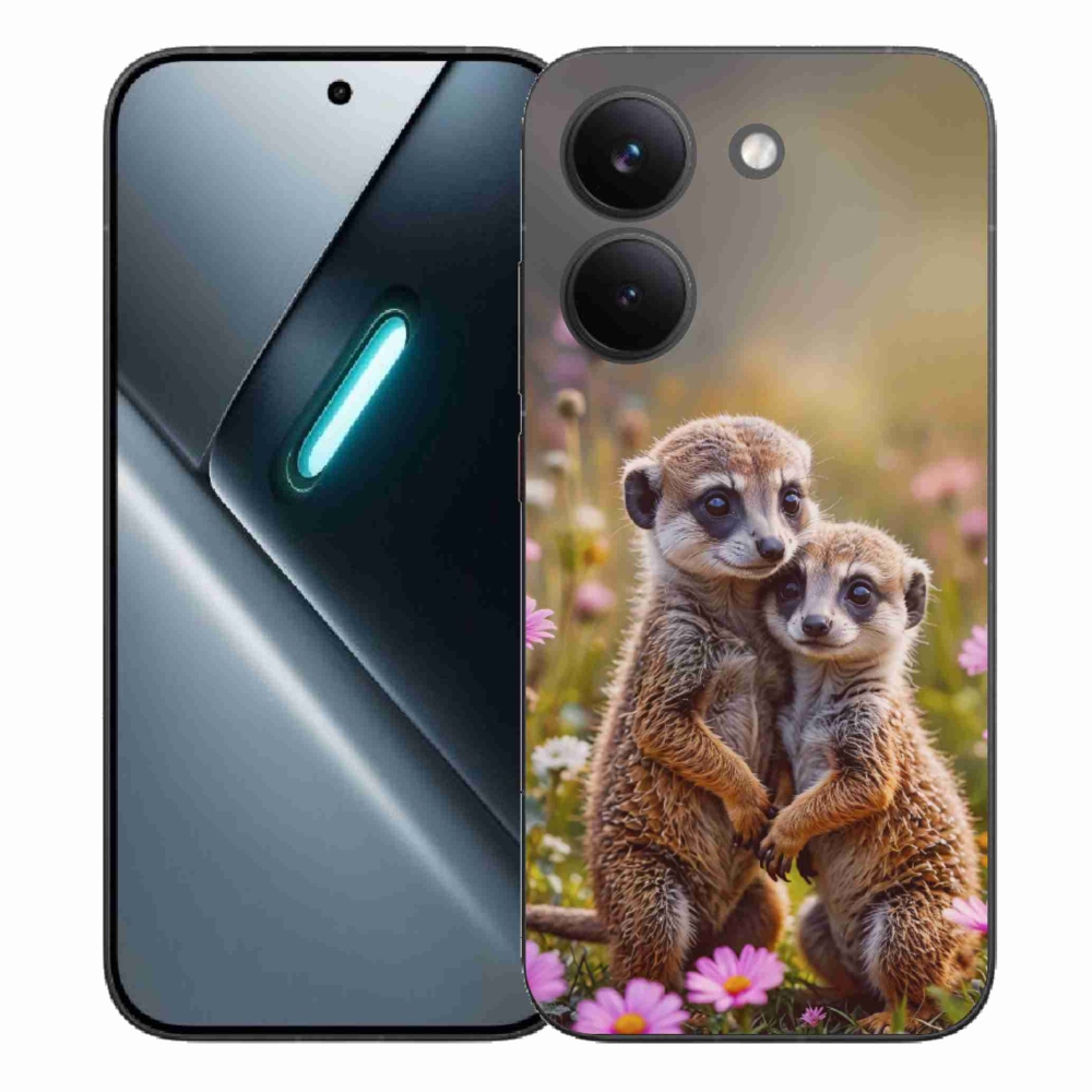Gélový kryt mmCase na Xiaomi Poco X8 Pro - surikatí duo