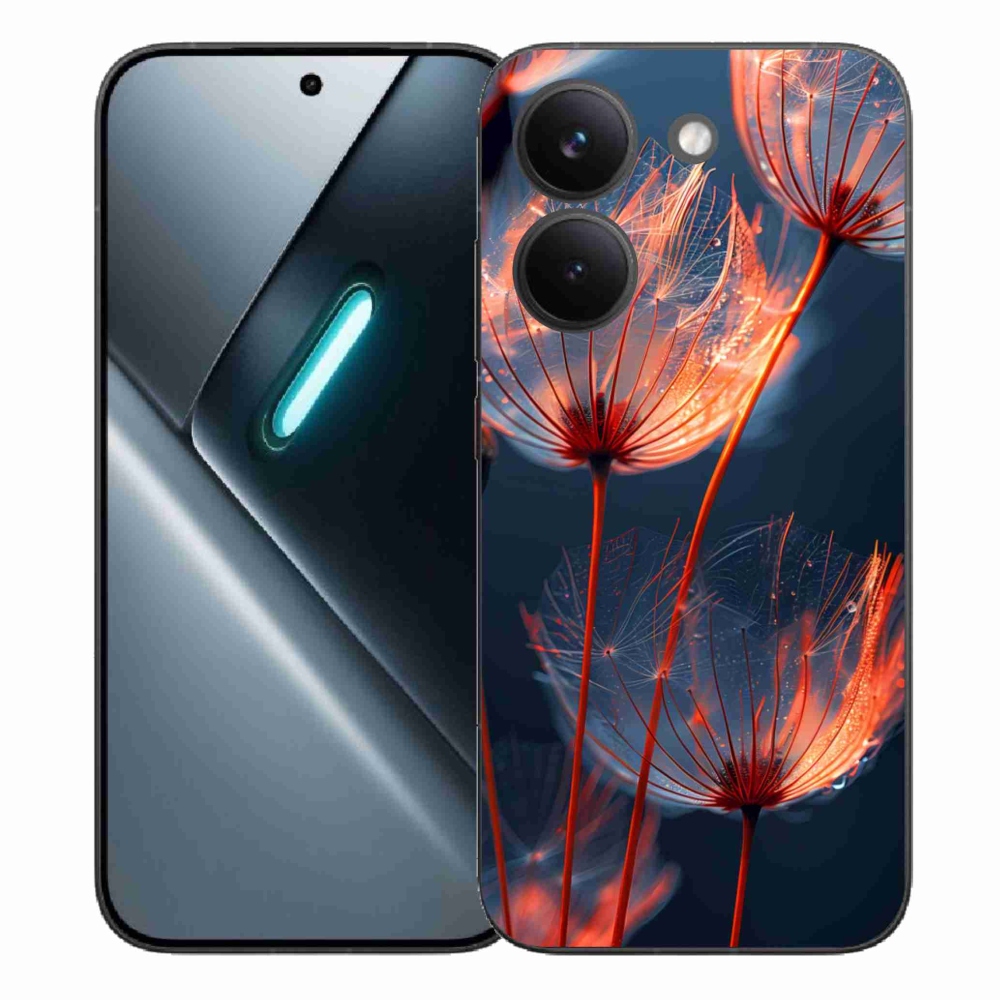 Gélový kryt mmCase na Xiaomi Poco X8 Pro - svetielkujúce páperie