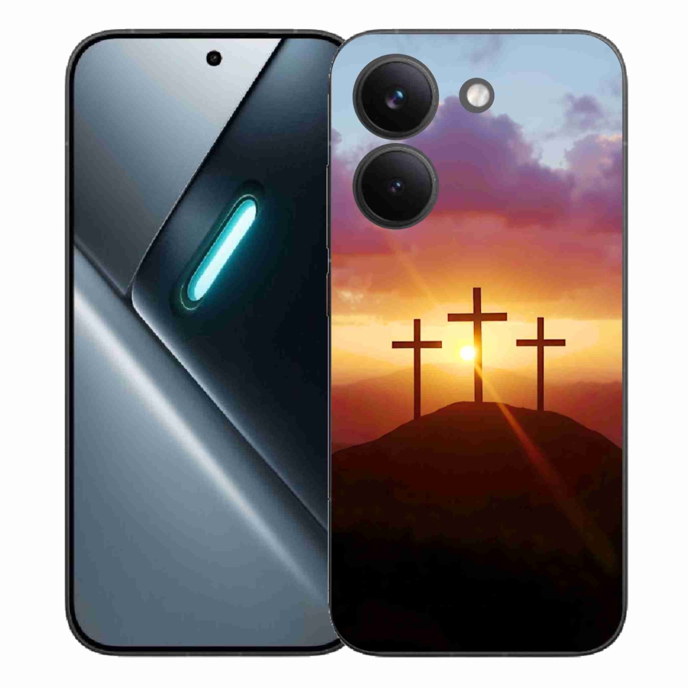 Gélový kryt mmCase na Xiaomi Poco X8 Pro - tri kríža