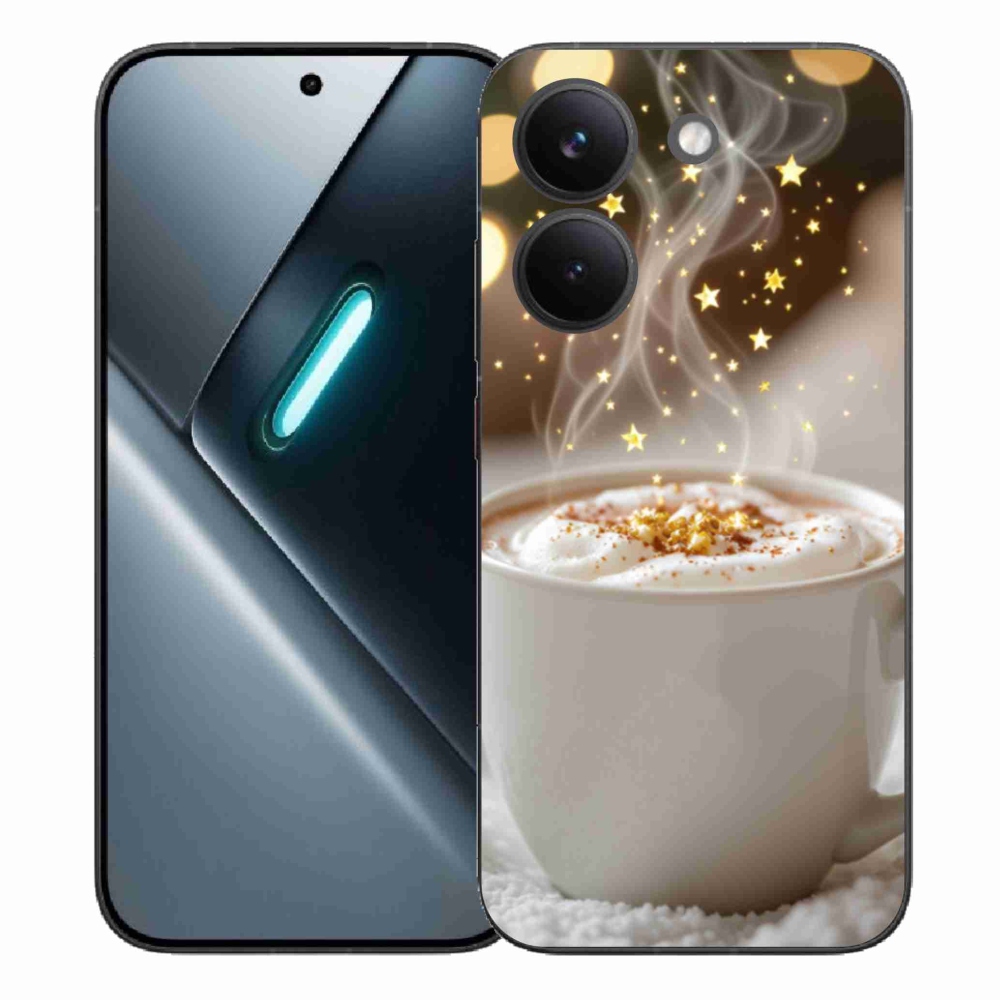 Gélový kryt mmCase na Xiaomi Poco X8 Pro - vianočný horúci nápoj