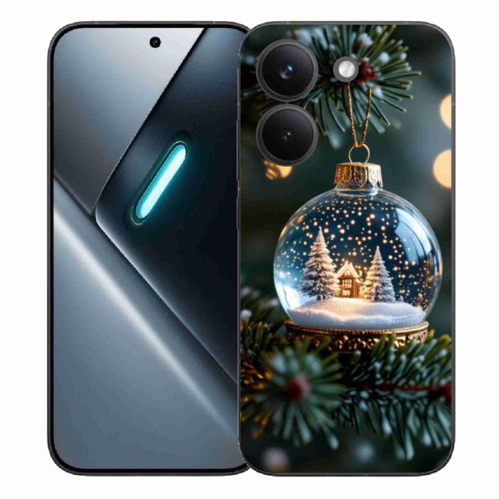 Gélový kryt mmCase na Xiaomi Poco X8 Pro - vianočné gule 2