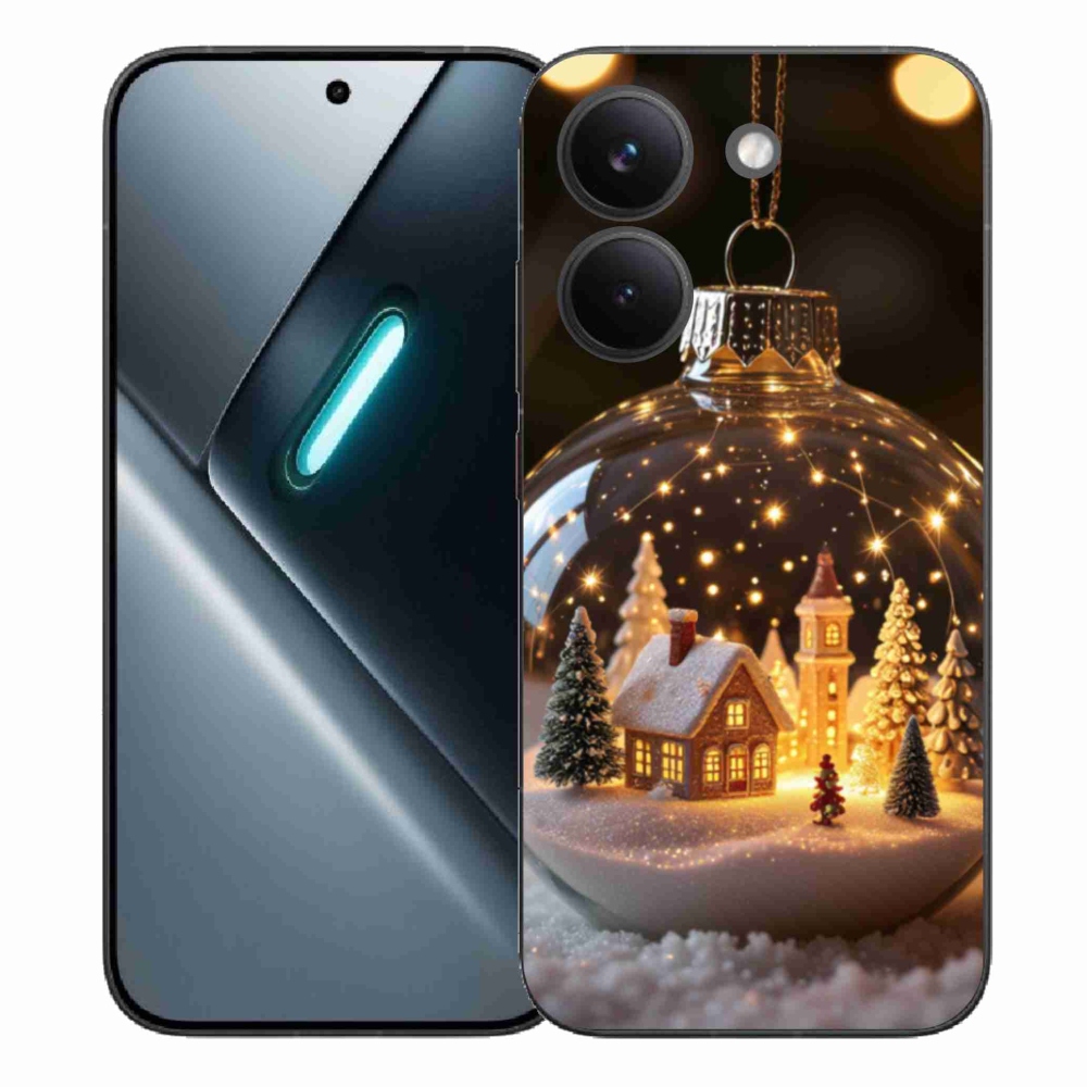 Gélový kryt mmCase na Xiaomi Poco X8 Pro - vianočné gule 3