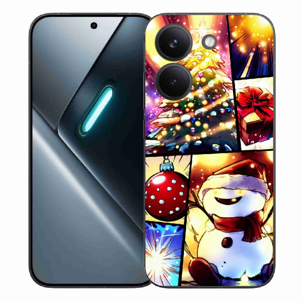 Gélový kryt mmCase na Xiaomi Poco X8 Pro - vianočné motívy 1