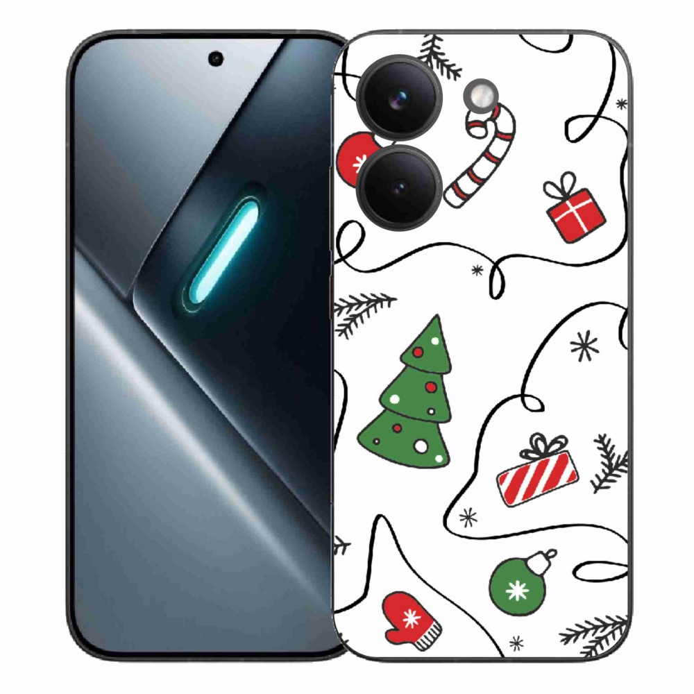 Gélový kryt mmCase na Xiaomi Poco X8 Pro - vianočné motívy