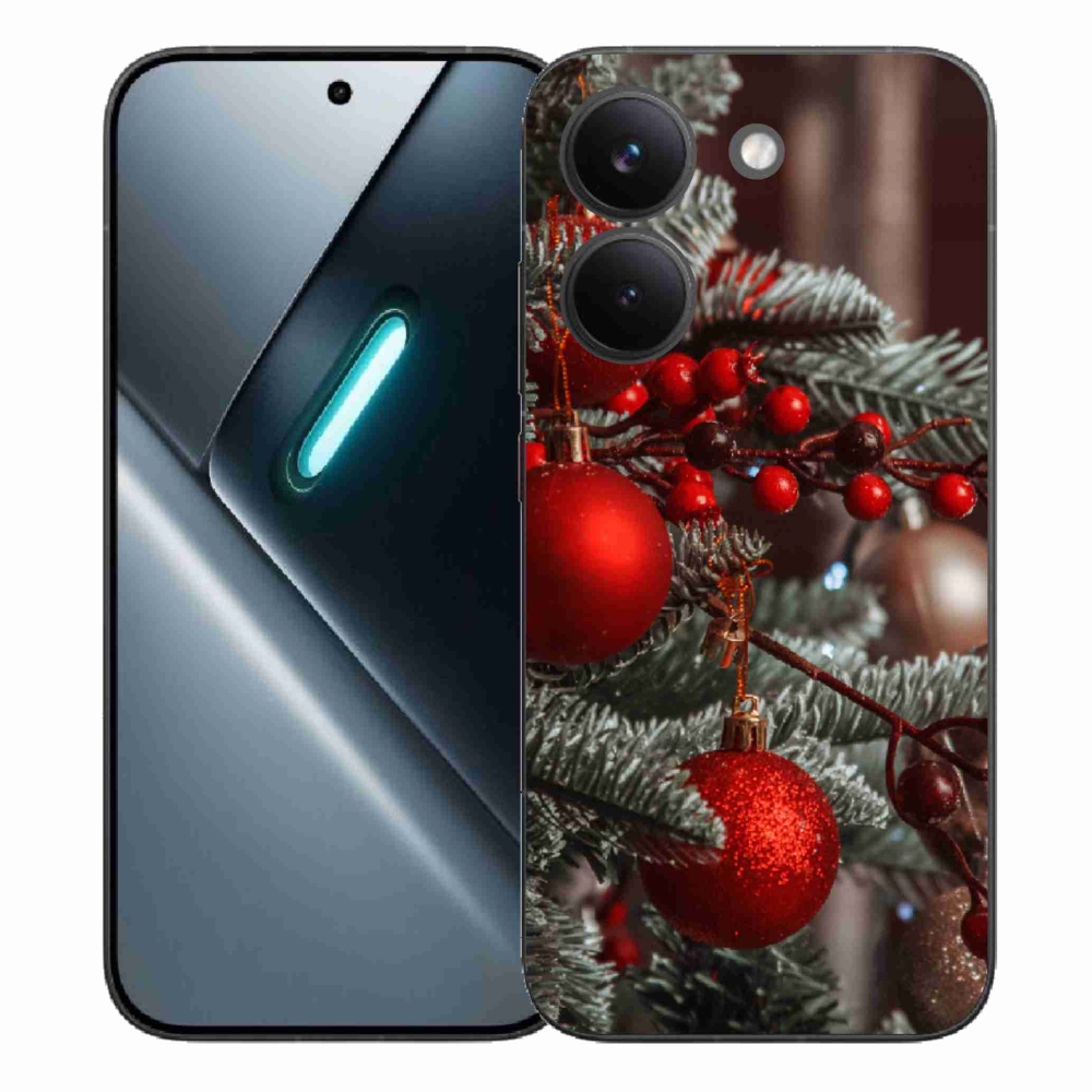 Gélový kryt mmCase na Xiaomi Poco X8 Pro - vianočné ozdoby 2