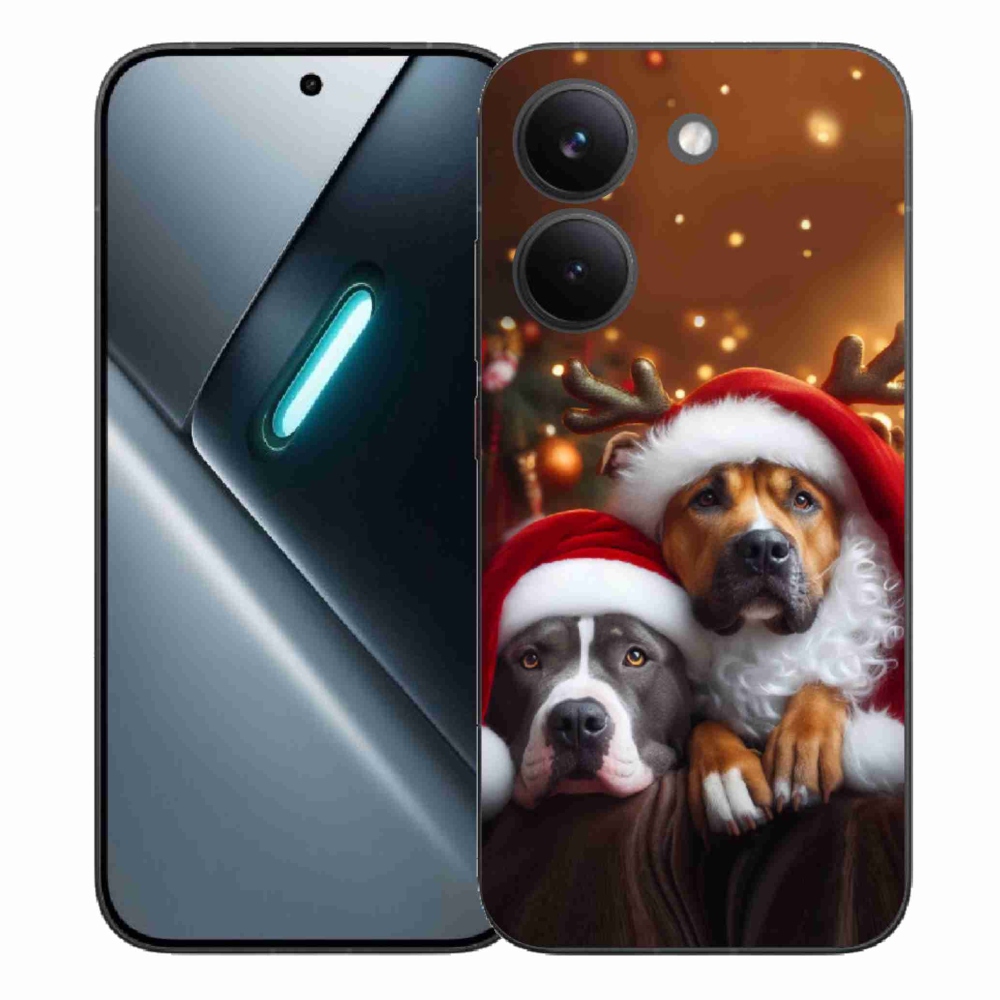 Gélový kryt mmCase na Xiaomi Poco X8 Pro - vianočné psy