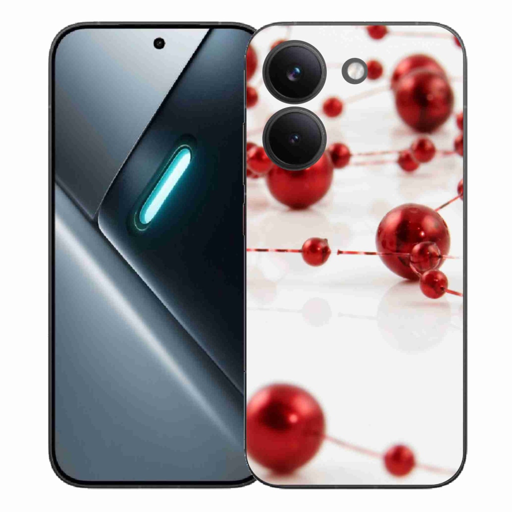 Gélový kryt mmCase na Xiaomi Poco X8 Pro - vianočná reťaz