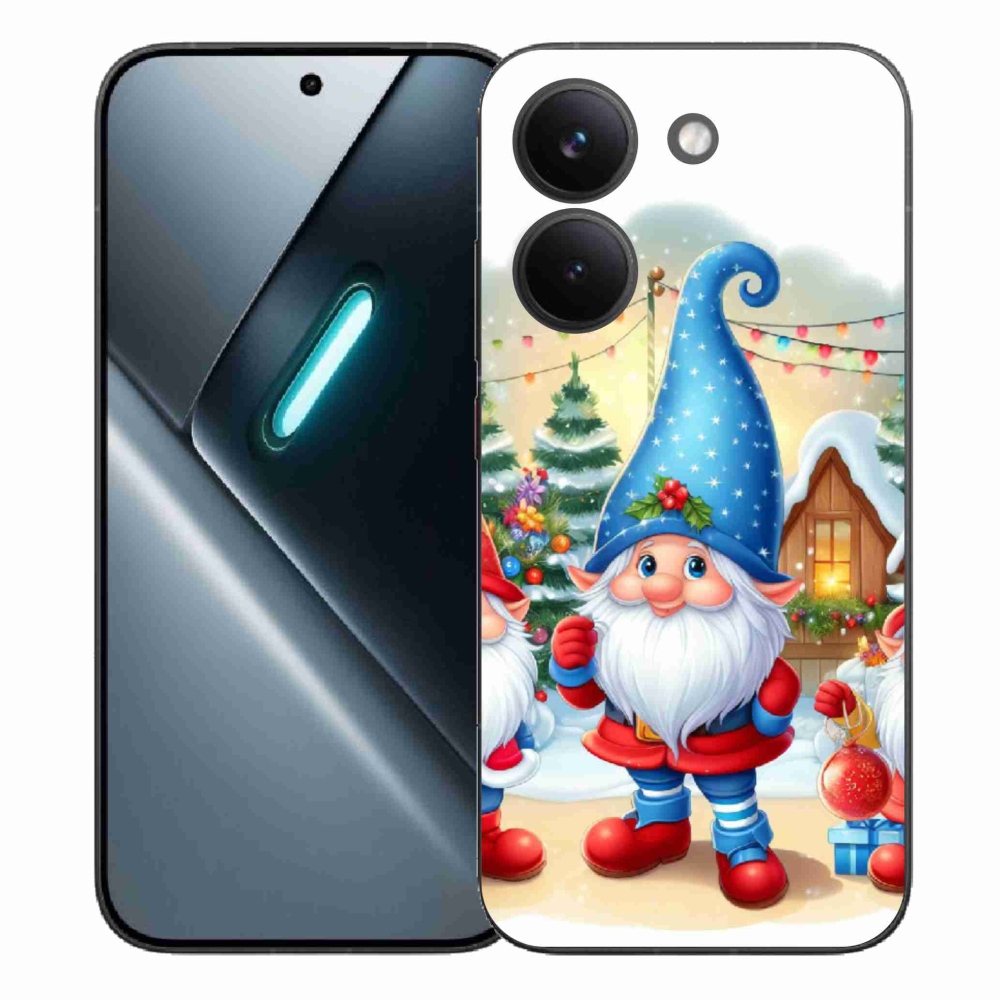 Gélový kryt mmCase na Xiaomi Poco X8 Pro - vianočné škriatkovia