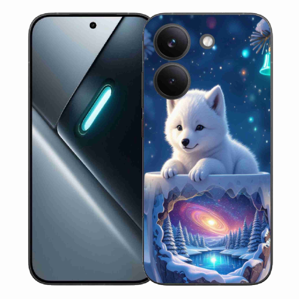 Gélový kryt mmCase na Xiaomi Poco X8 Pro - vianočné šteňa