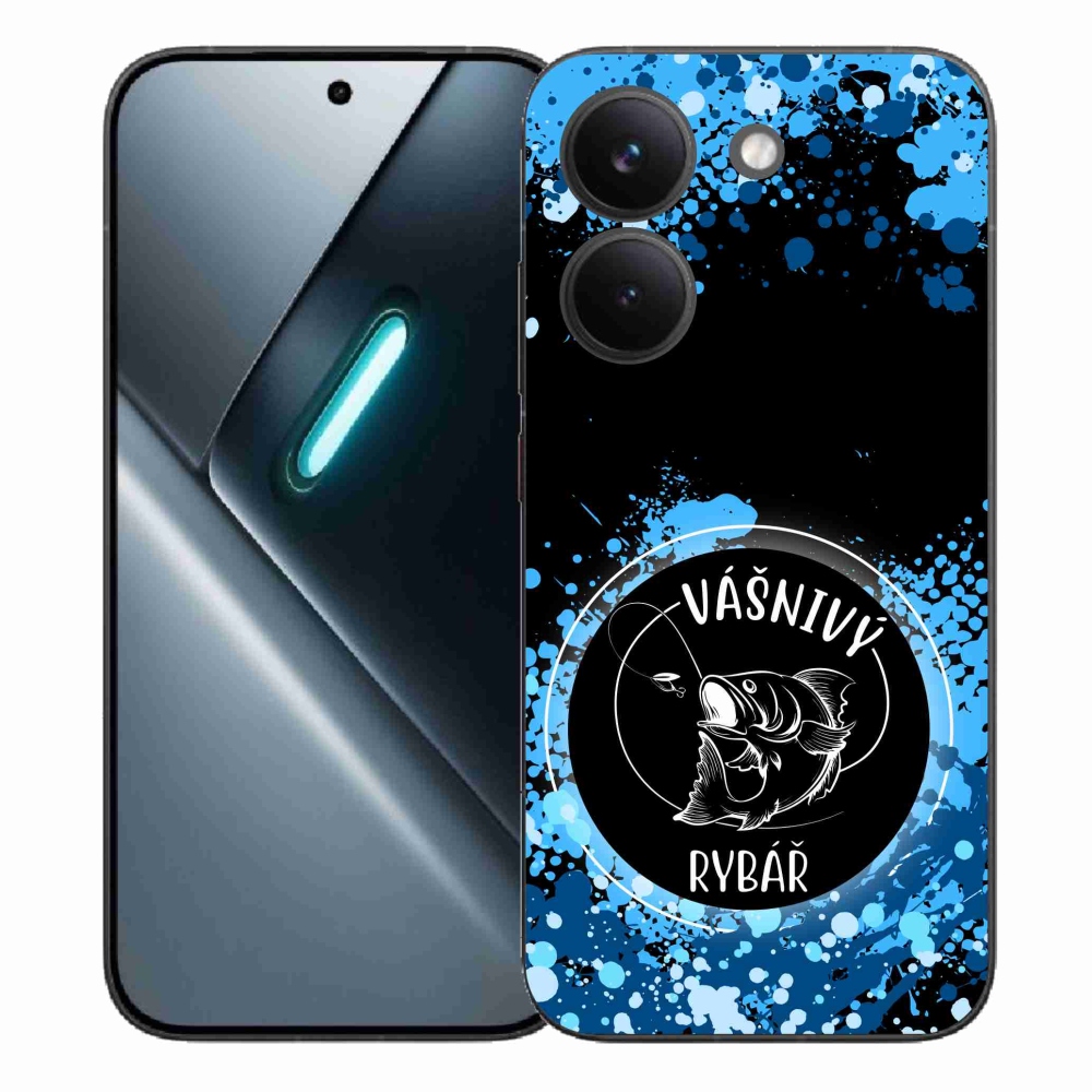 Gélový kryt mmCase na Xiaomi Poco X8 Pro - vášnivý rybár čierne pozadie