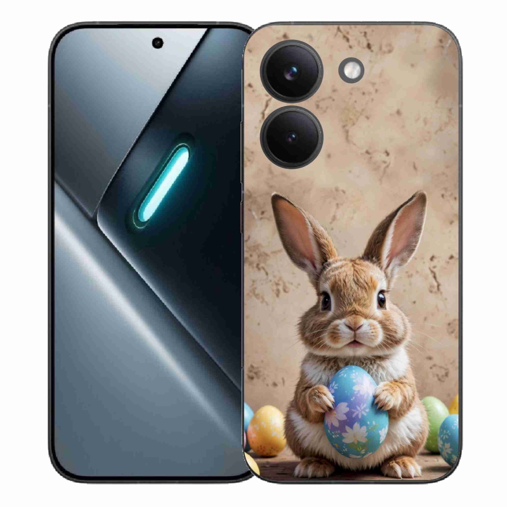 Gélový kryt mmCase na Xiaomi Poco X8 Pro - veľkonočný zajačik