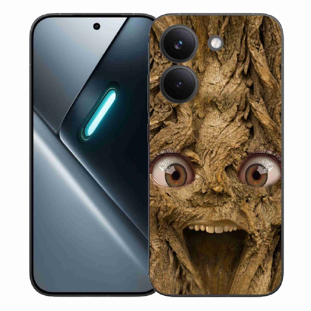 Gélový kryt mmCase na Xiaomi Poco X8 Pro - veselý strom s očami