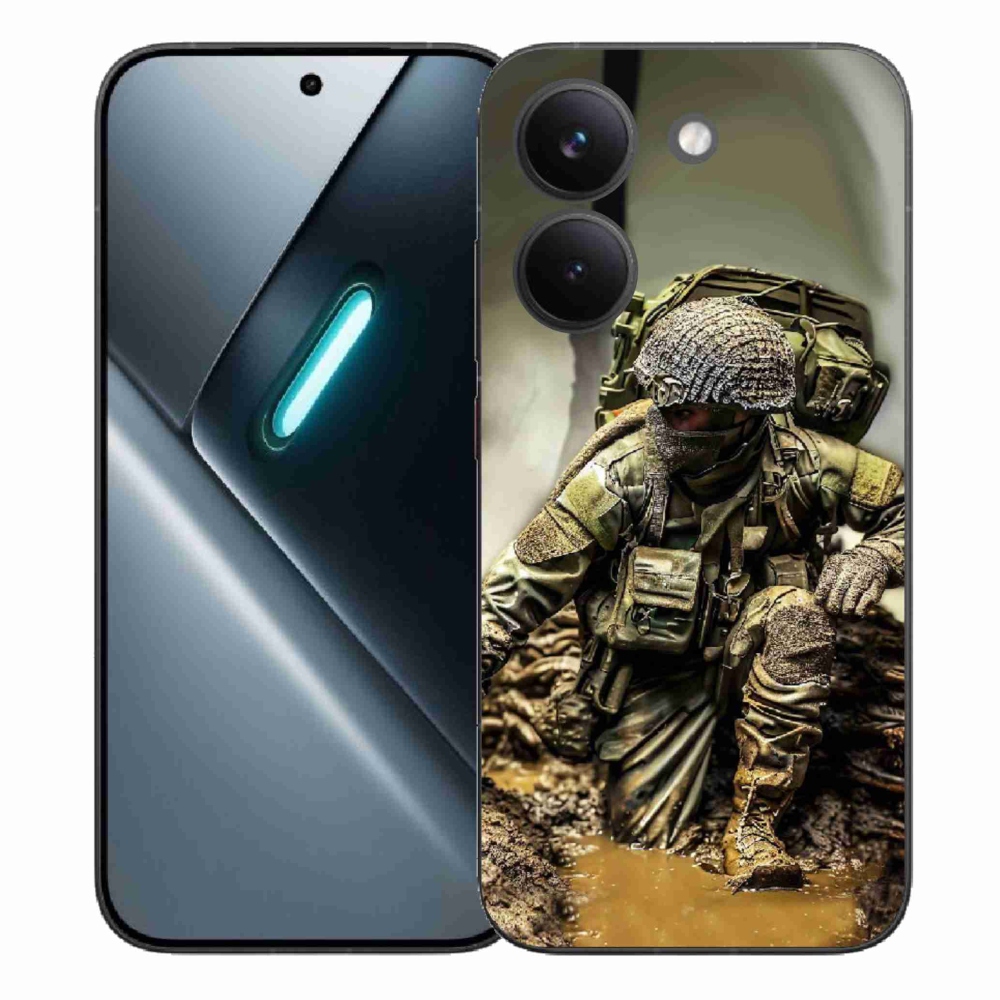 Gélový kryt mmCase na Xiaomi Poco X8 Pro - vojak