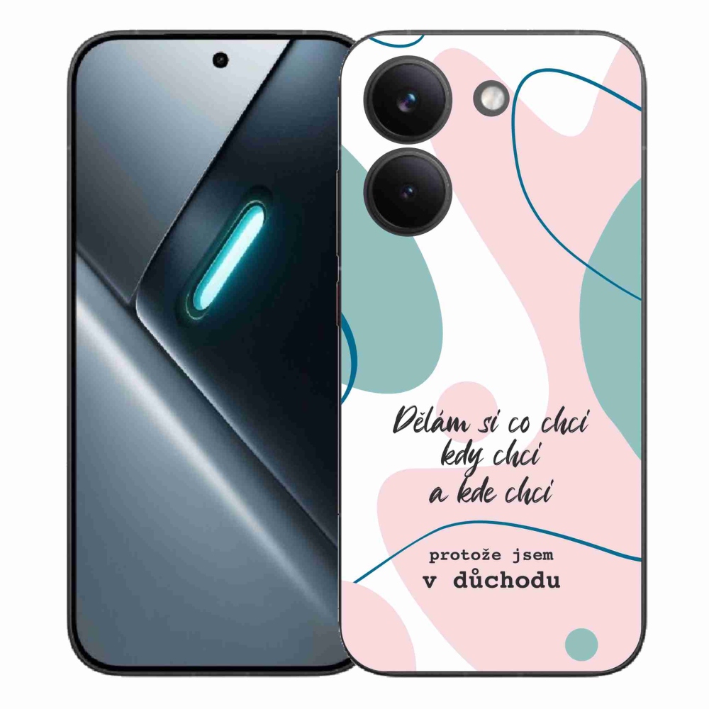 Gélový kryt mmCase na Xiaomi Poco X8 Pro - vtipný text 10 biele pozadie