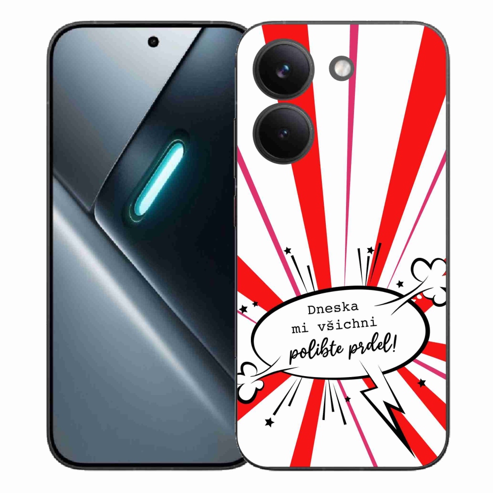 Gélový kryt mmCase na Xiaomi Poco X8 Pro - vtipný text 15 biele pozadie