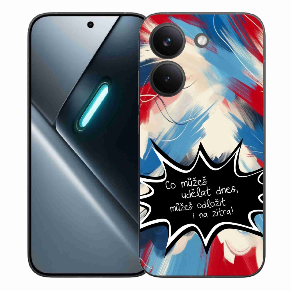 Gélový kryt mmCase na Xiaomi Poco X8 Pro - vtipný text 9 čierne pozadie