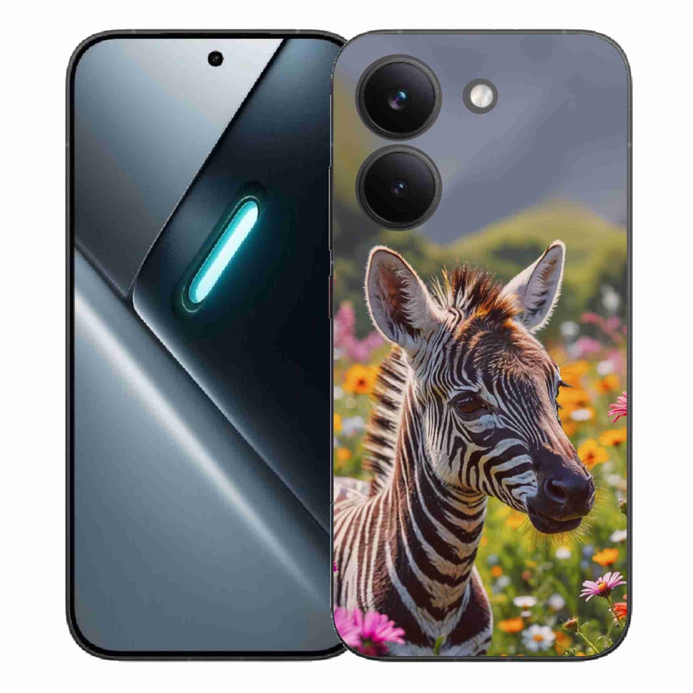 Gélový kryt mmCase na Xiaomi Poco X8 Pro - zebra na lúke