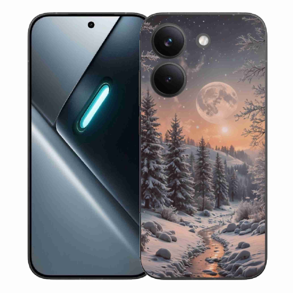 Gélový kryt mmCase na Xiaomi Poco X8 Pro - zimná krajina 2