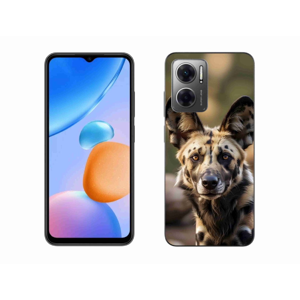 Gélový kryt mmCase na Xiaomi Redmi 10 5G - africký divoký pes