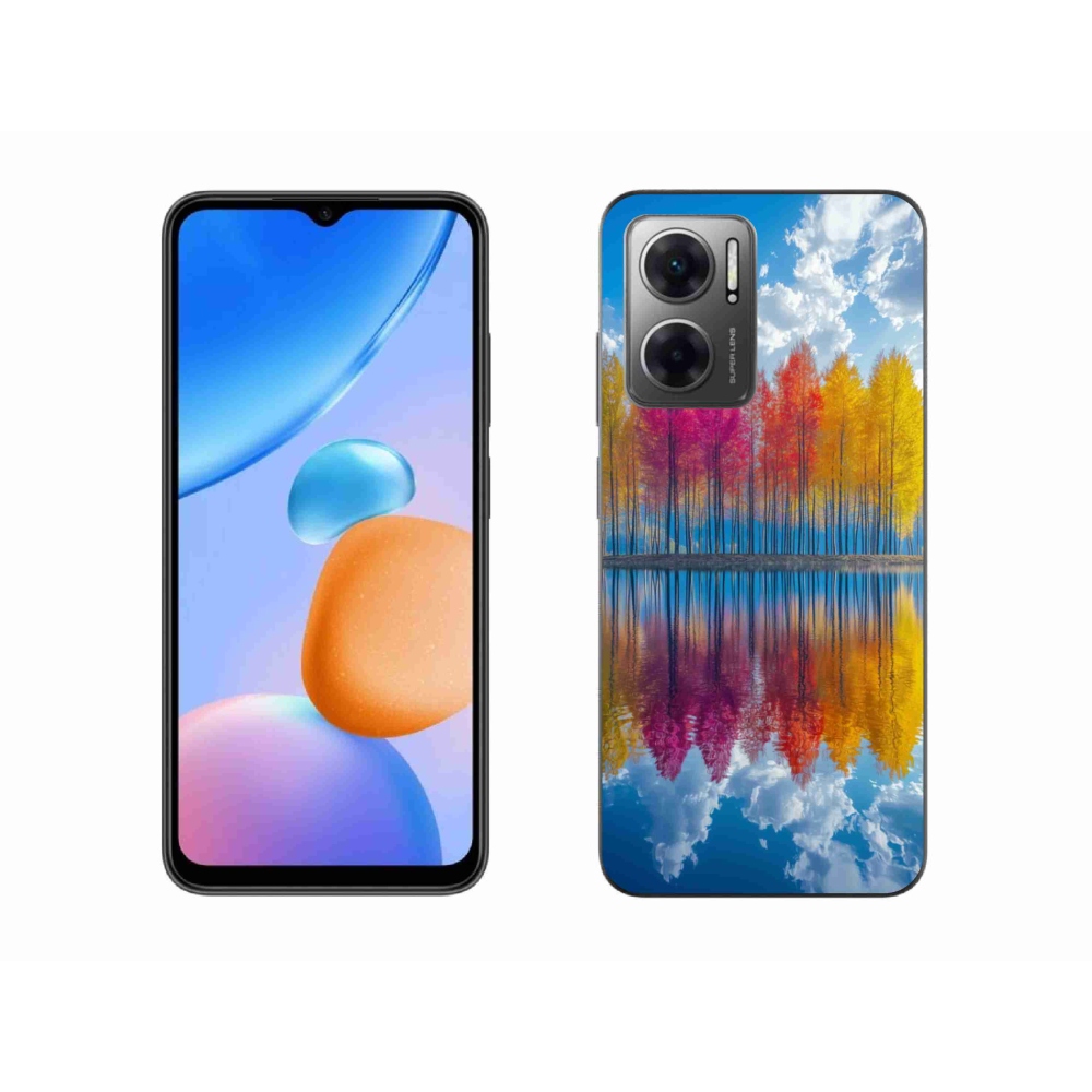 Gélový kryt mmCase na Xiaomi Redmi 10 5G - farebné stromy