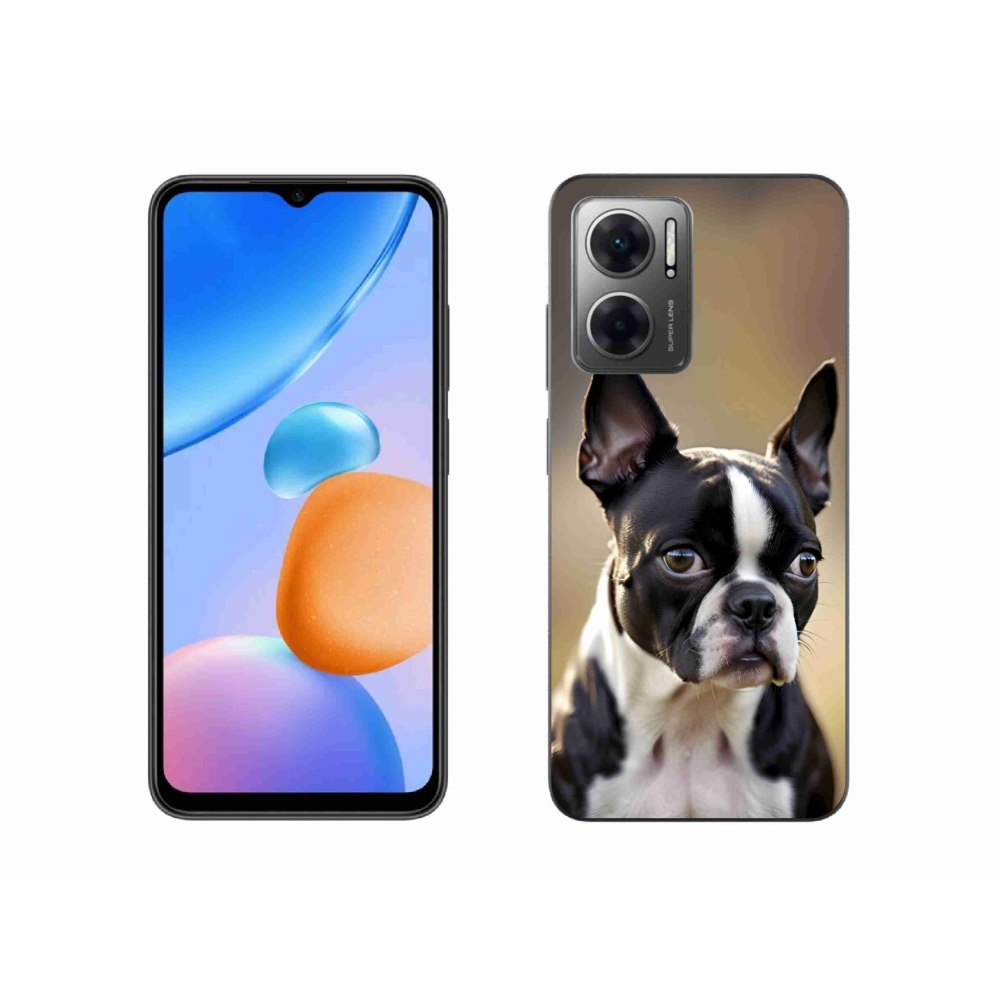 Gélový kryt mmCase na Xiaomi Redmi 10 5G - bostonský teriér