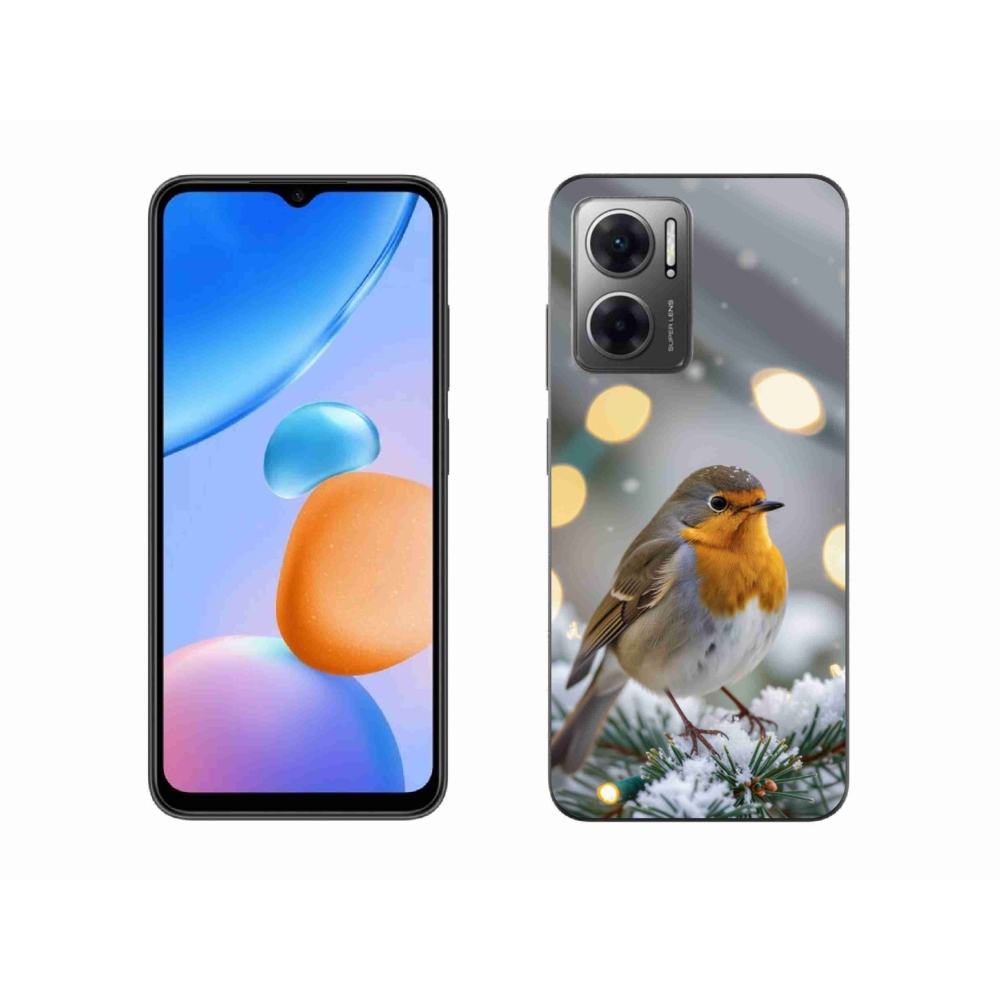 Gélový kryt mmCase na Xiaomi Redmi 10 5G - červienka v zime