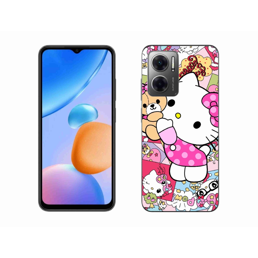 Gélový kryt mmCase na Xiaomi Redmi 10 5G - cute kitty