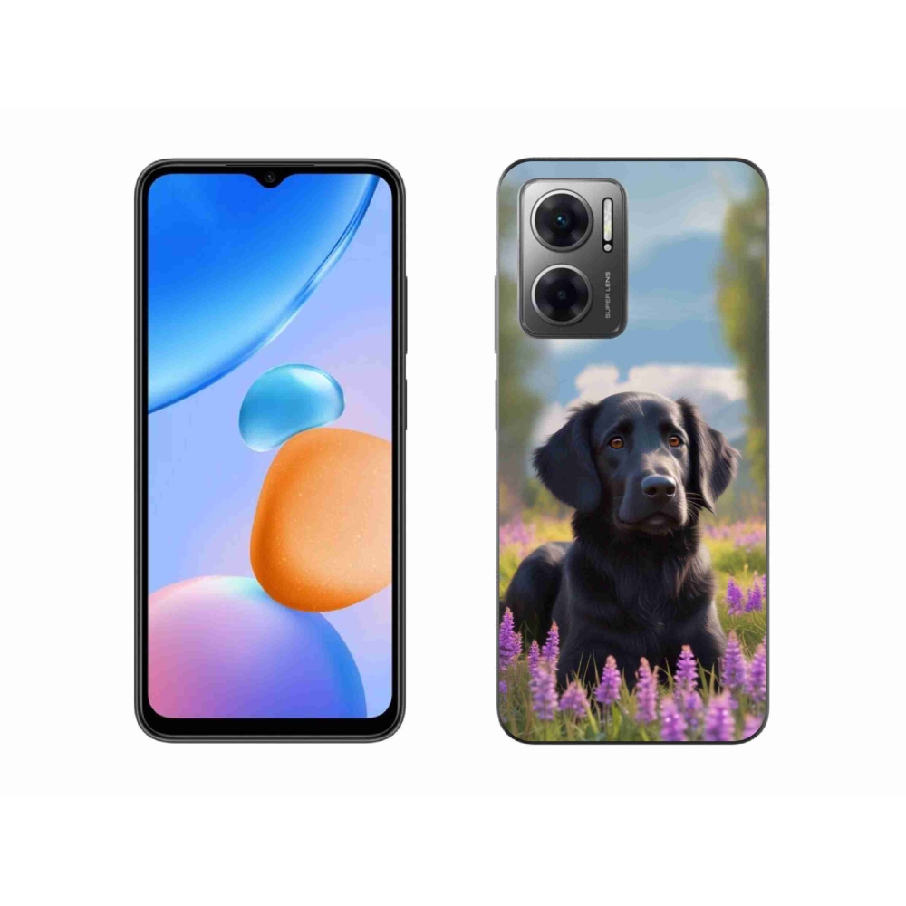 Gélový kryt mmCase na Xiaomi Redmi 10 5G - elegantný čierny retriever