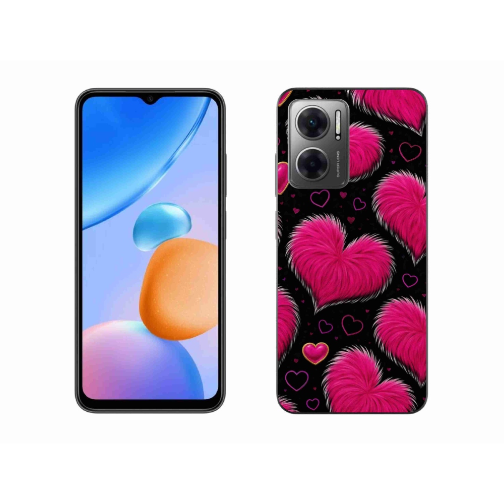 Gélový kryt mmCase na Xiaomi Redmi 10 5G - hebké srdce