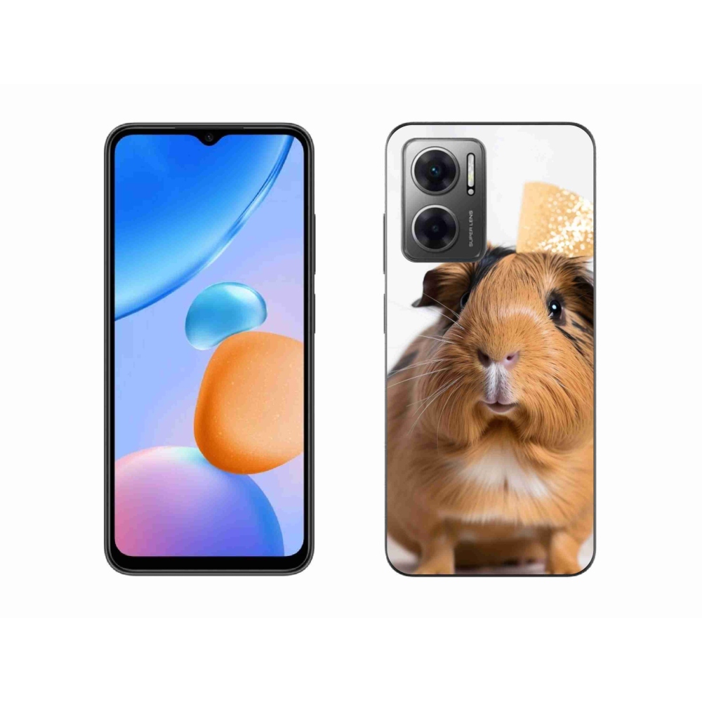 Gélový kryt mmCase na Xiaomi Redmi 10 5G - hnedé morča